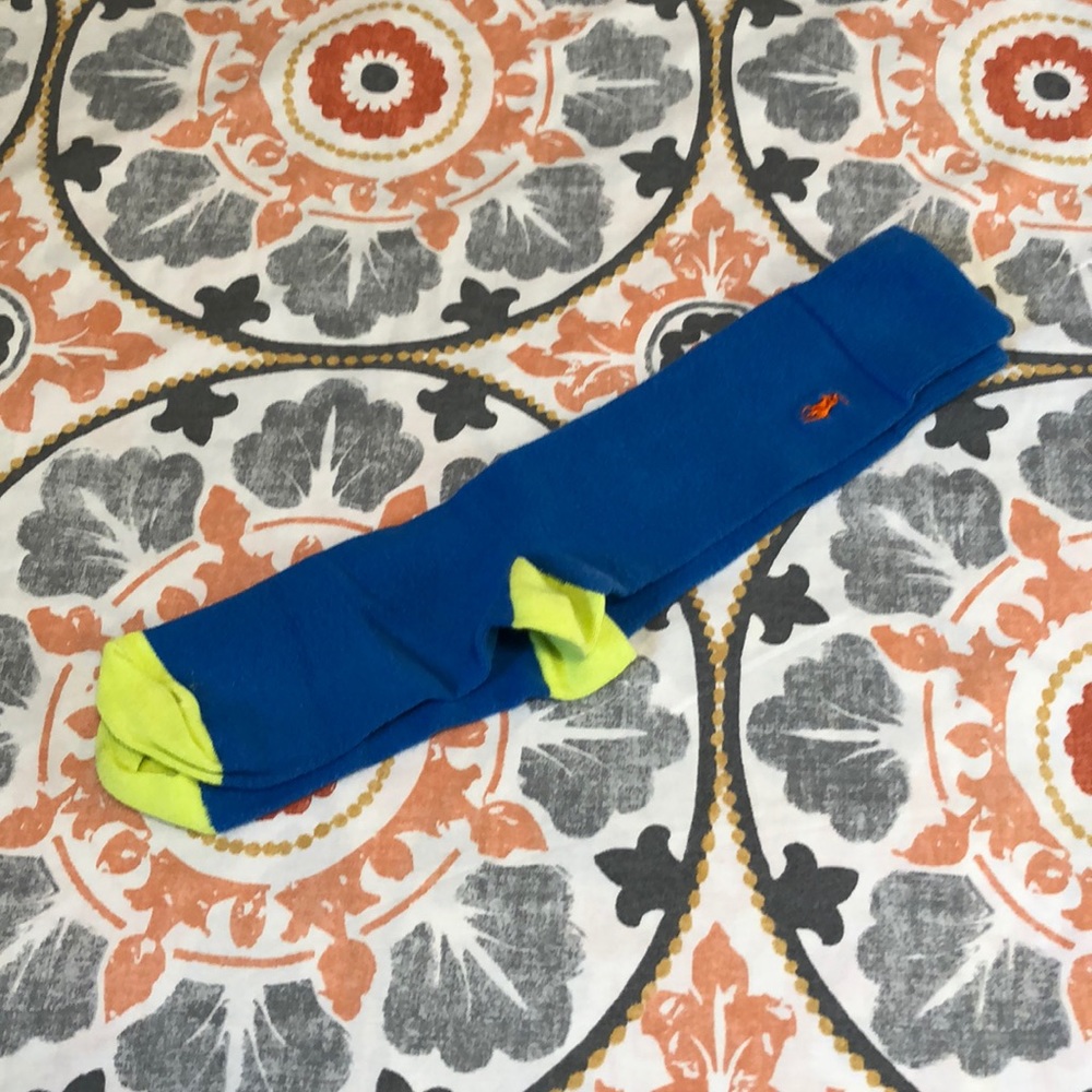 Polo Ralph Lauren Socks Blue Size 9-11 - Picture 1 of 1